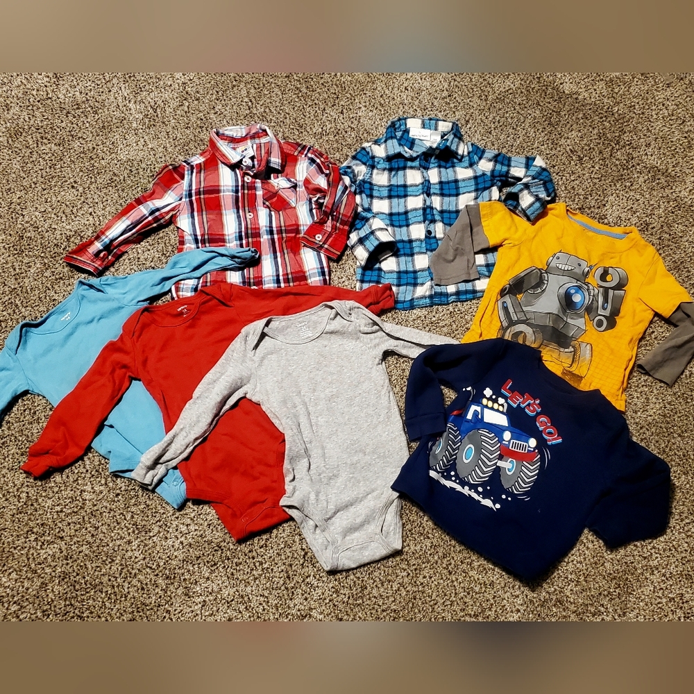 Lot of 7 Long Sleeves - 24M